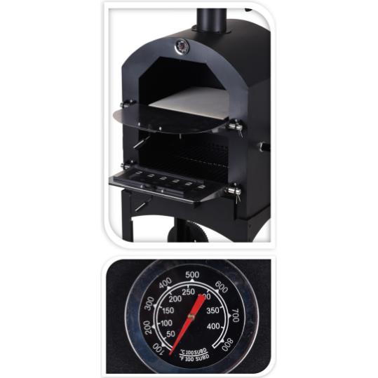 Barbacoa horno pizza