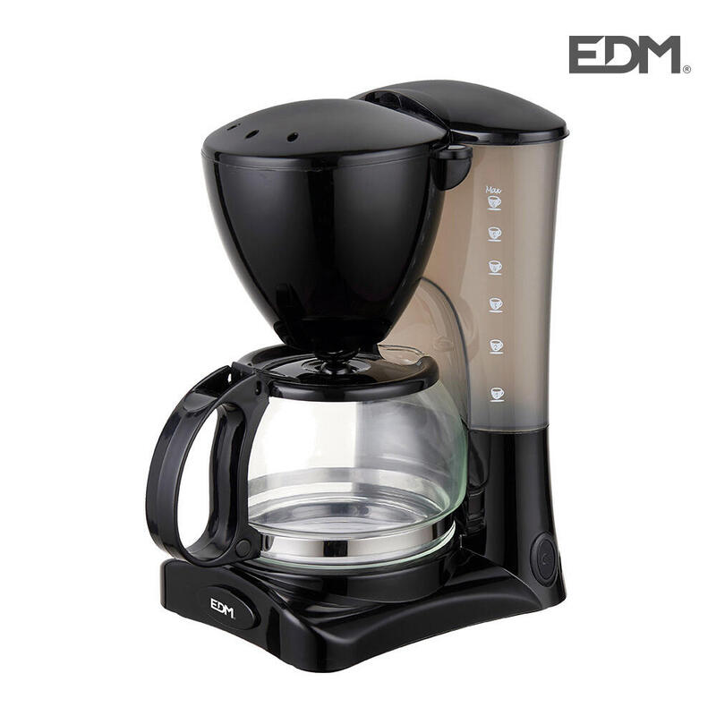 Cafetera De Goteo 6 Tazas 550w 16,5x12,5x24cm Edm_0