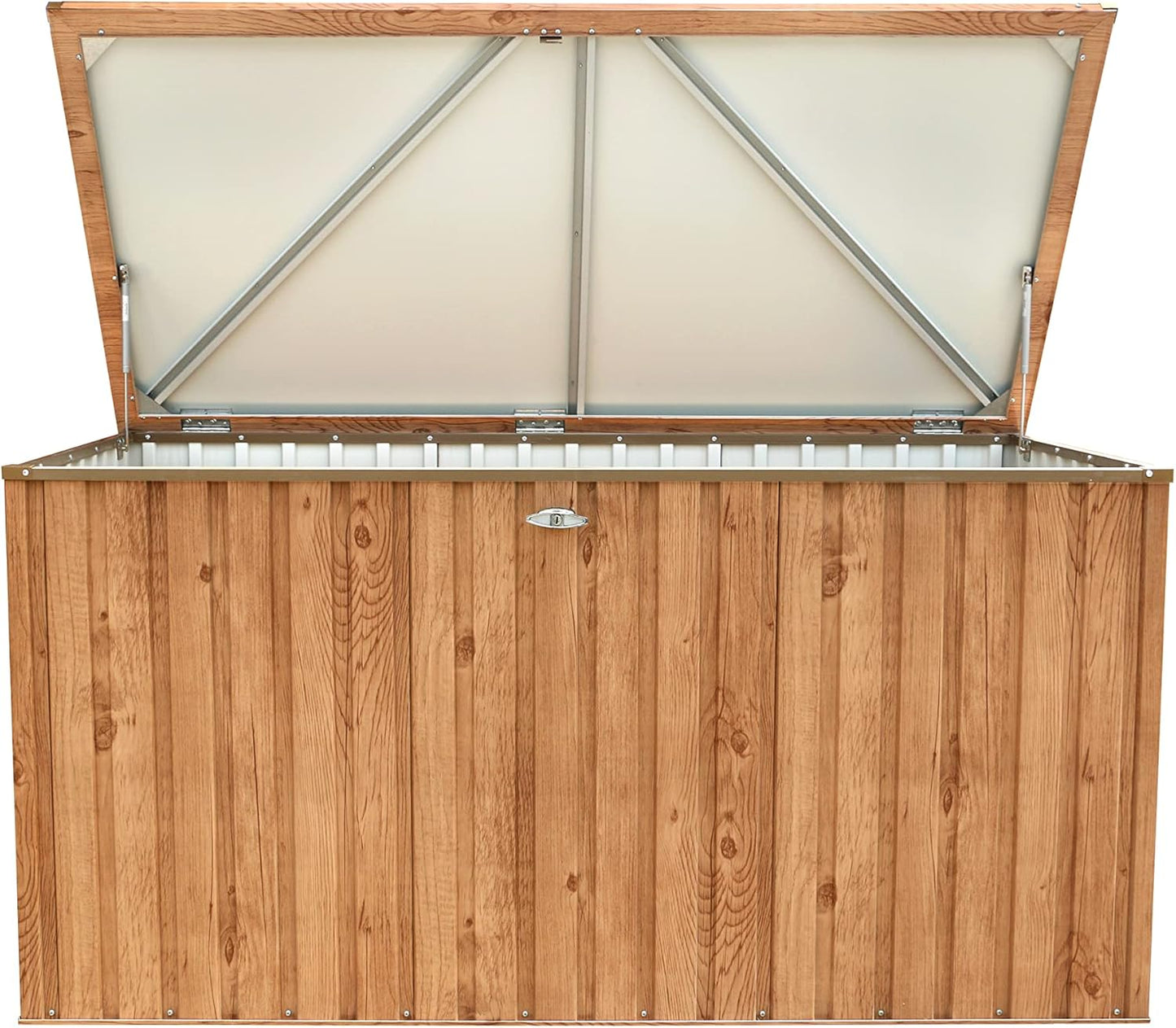 Arcon Duramax Metalico. 195 X 95 X 94,4 Cm. Color Imitacion Madera. 1450 L._5