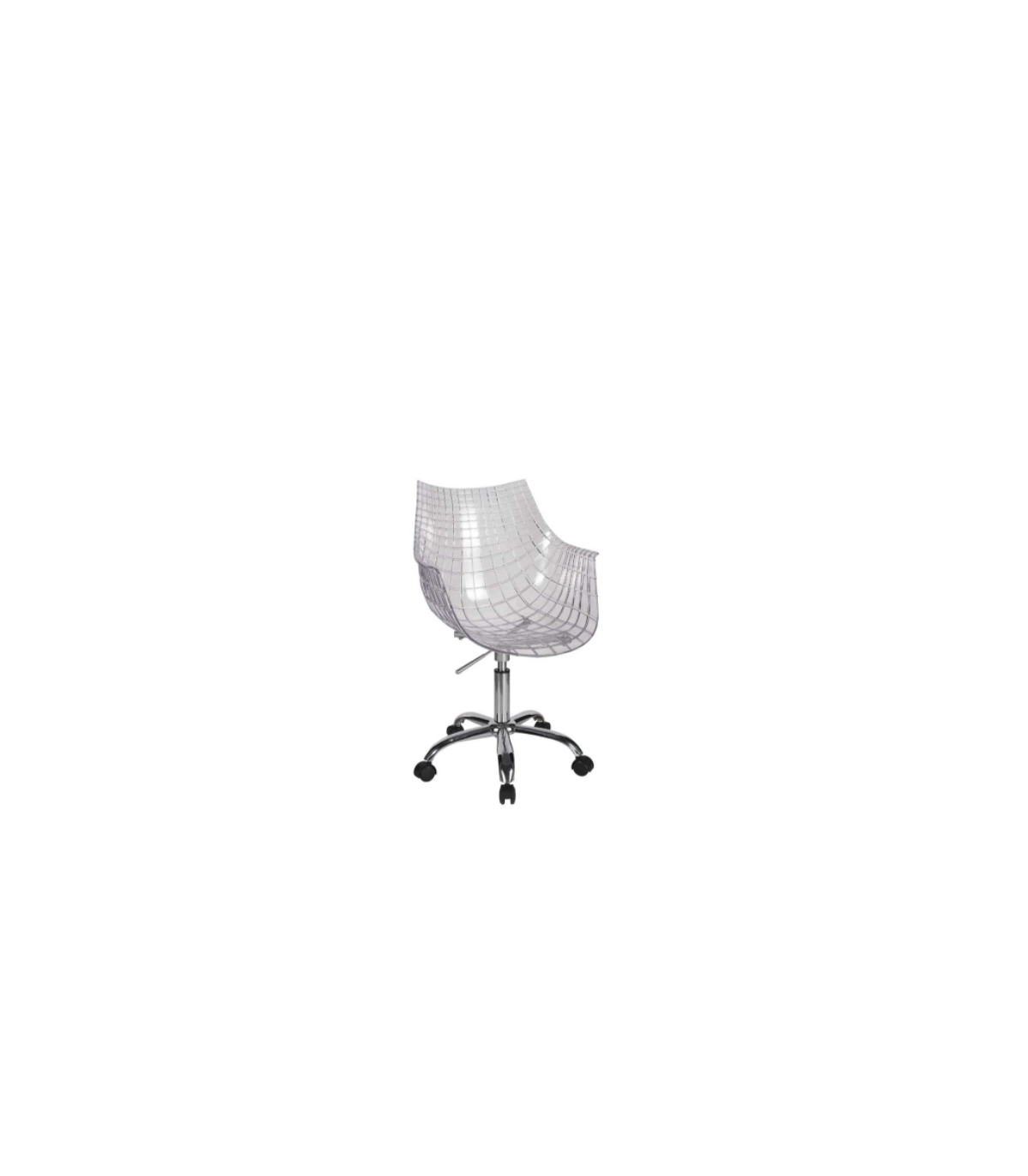 Pack De 2 Sillas Giratorias Modelo Olimpia Transparente, 57.5 X 56 X 85|95 Cm (ancho X Lar_5
