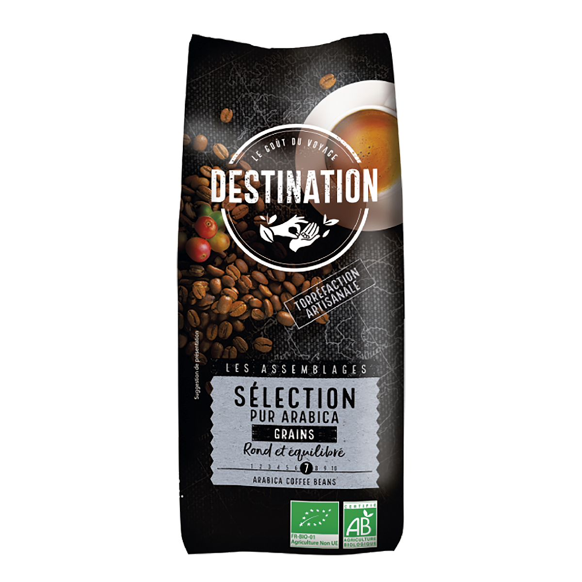 Café en Grano Selección 100% Arábica BIO Destination 500 g