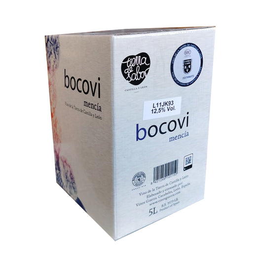 Bag In Box De Vino Tinto Mencía. 5 Litros