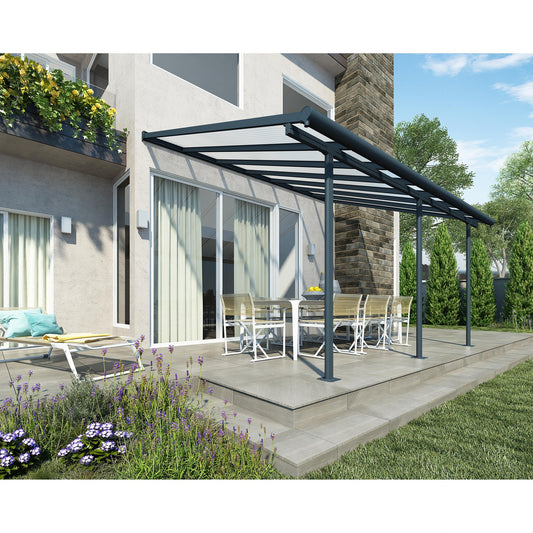 Pérgola adosada Feria 434x299 cm