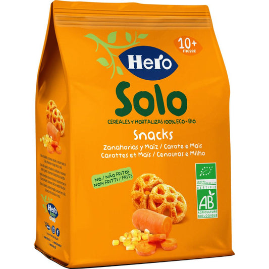 Snacks de Zanahorias y Maíz Eco 40 g-Hero Solo