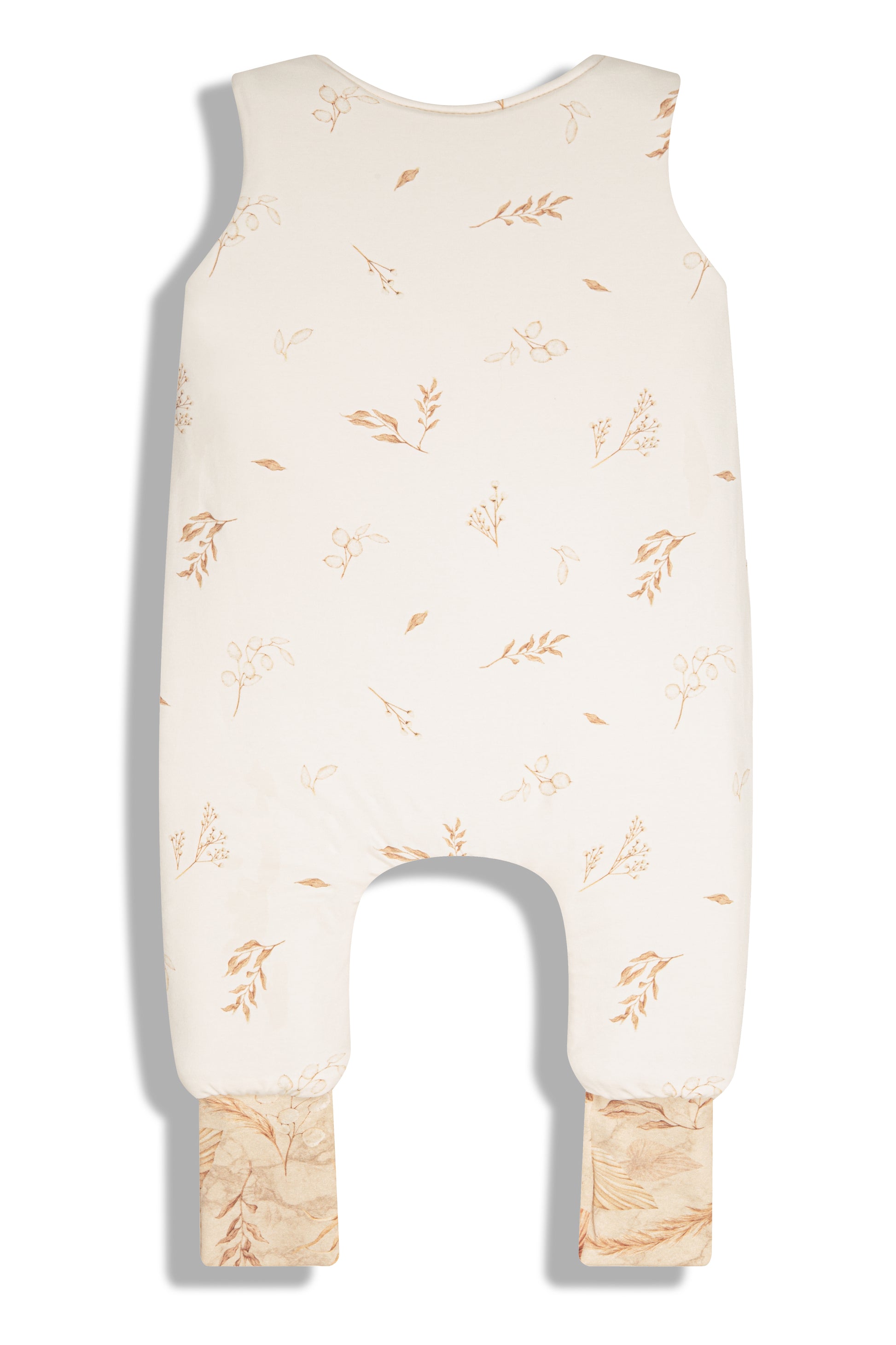 Saco De Dormir Con Pies Reversible T-xs Jersey Algodón Sand-botanic