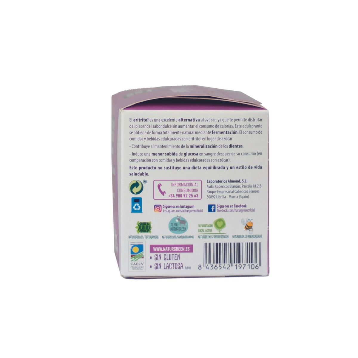 Eritritol Bio NaturGreen 54 Sticks monodósis de 5 gr