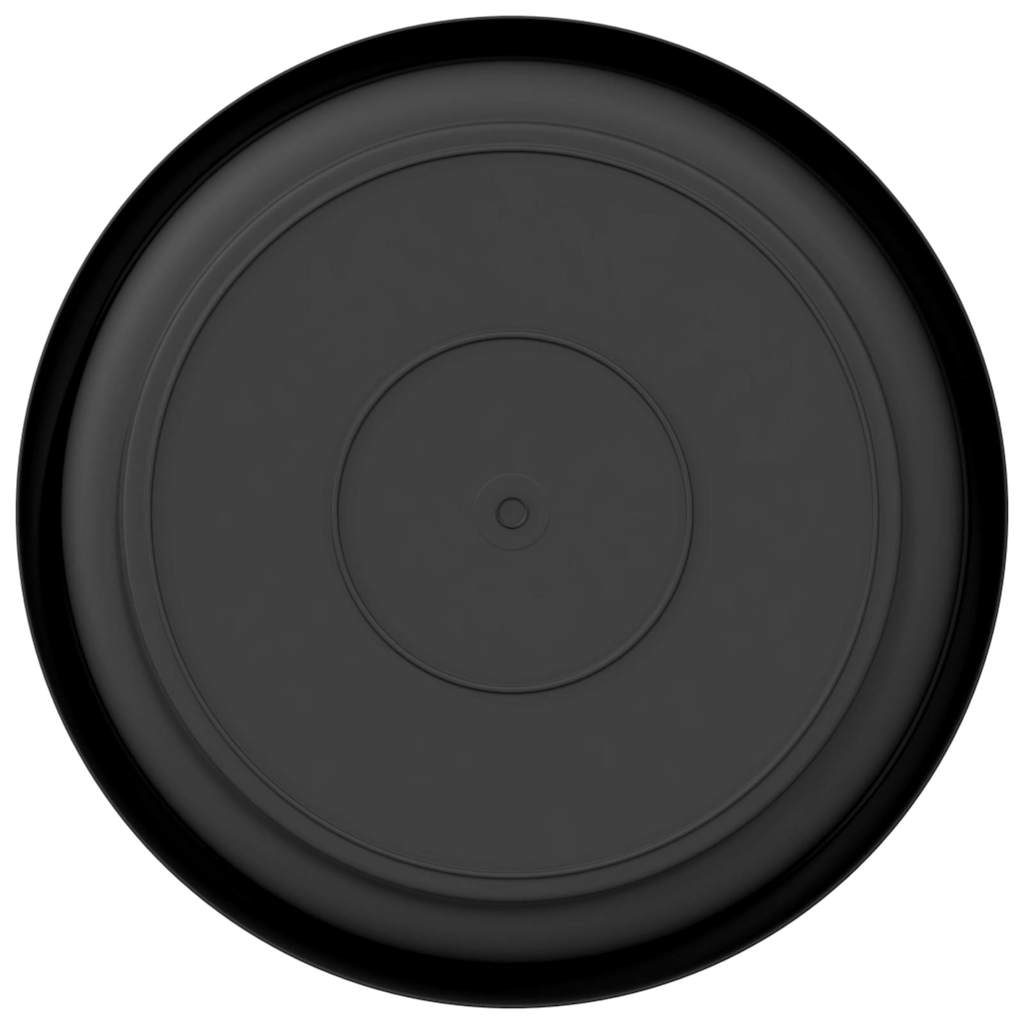Bandeja Redonda Para Flores 6 Uds. Negro Ø 14 X 2 Cm Plástico_5