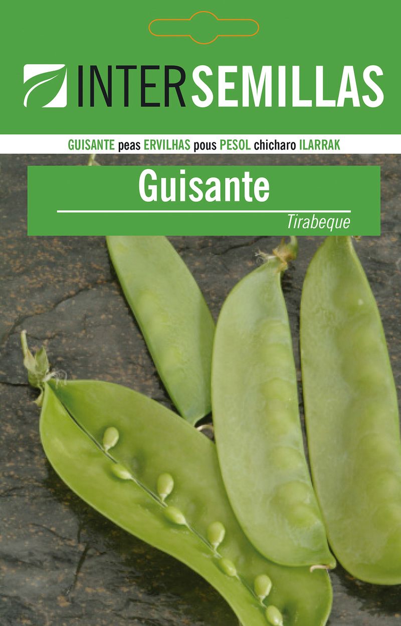 Sobre De Semillas De Guisante Tirabeque_0