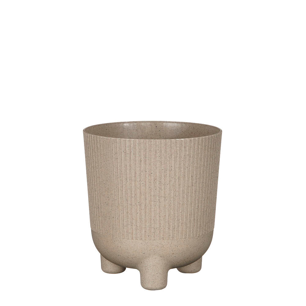 Macetero Taupe Plástico Reciclado 16 Cm_0