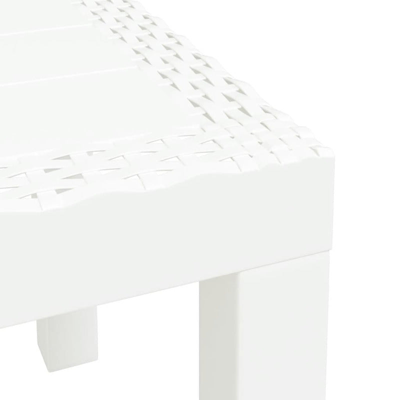 Vidaxl Mesa De Jardín Pp Blanco 59x47x40 Cm_5