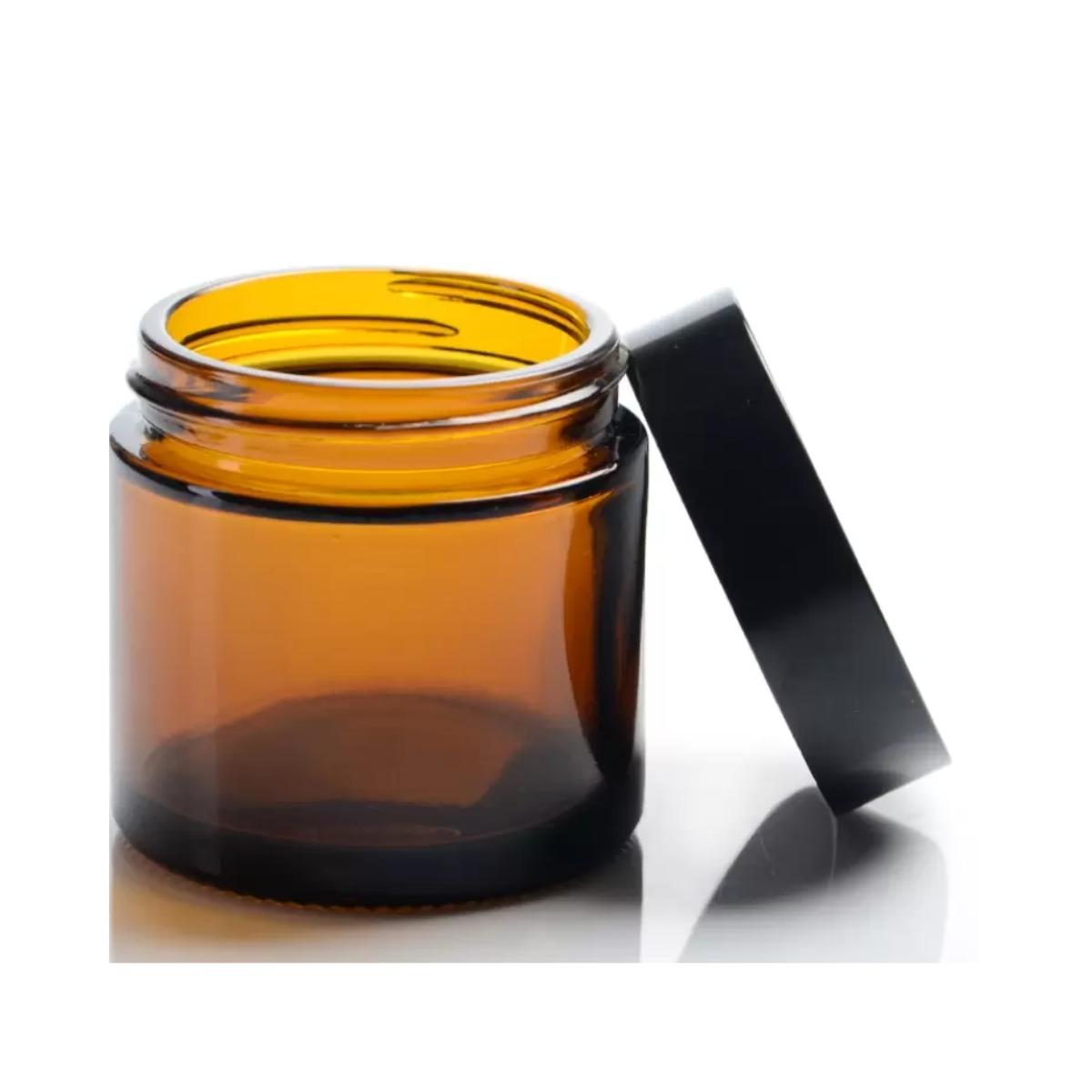 Tarro vidrio ámbar, 30 ml  Camassia