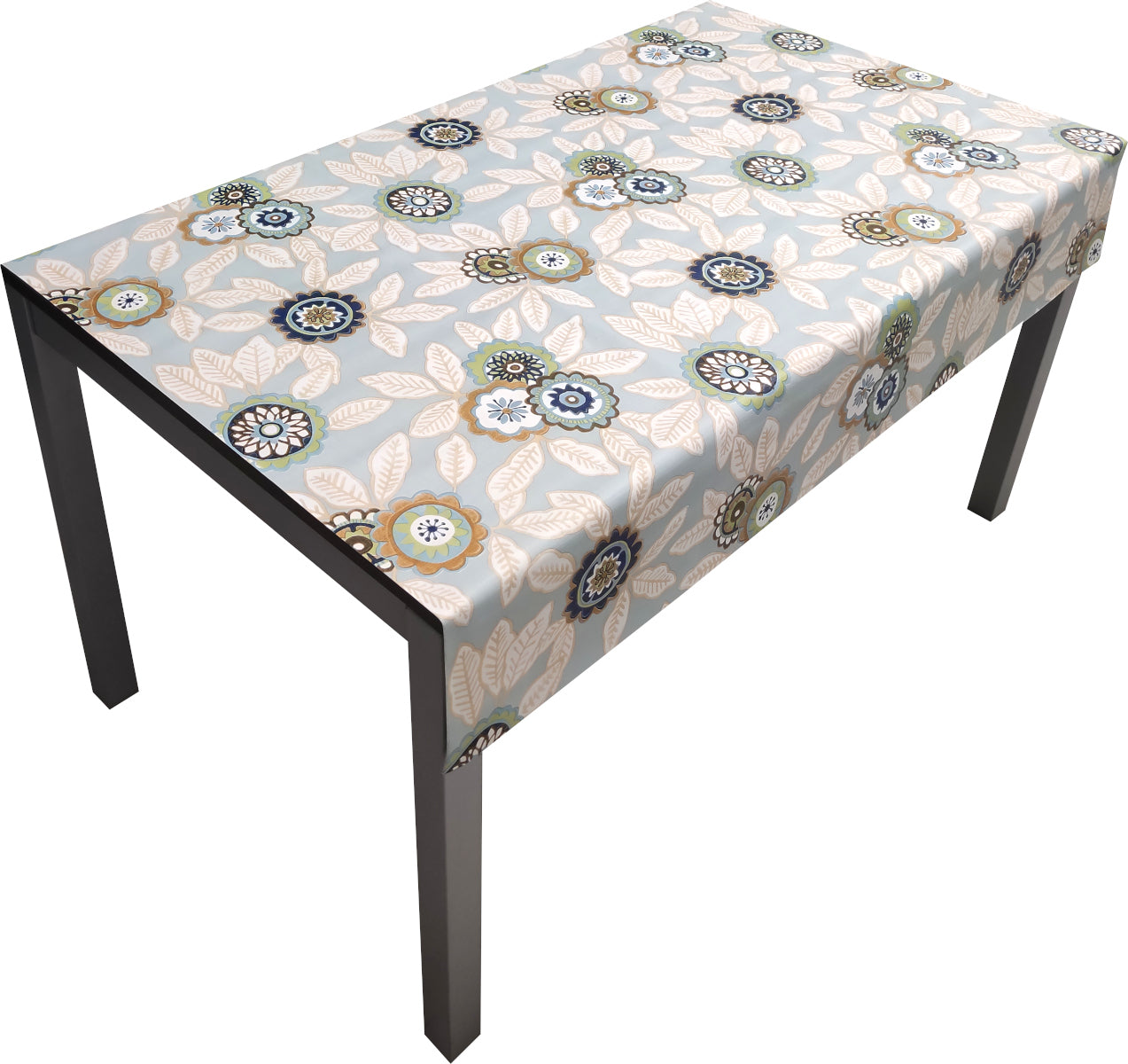 Mantel| Composicion Pvc| Base Poliester| Antimanchas| Flores