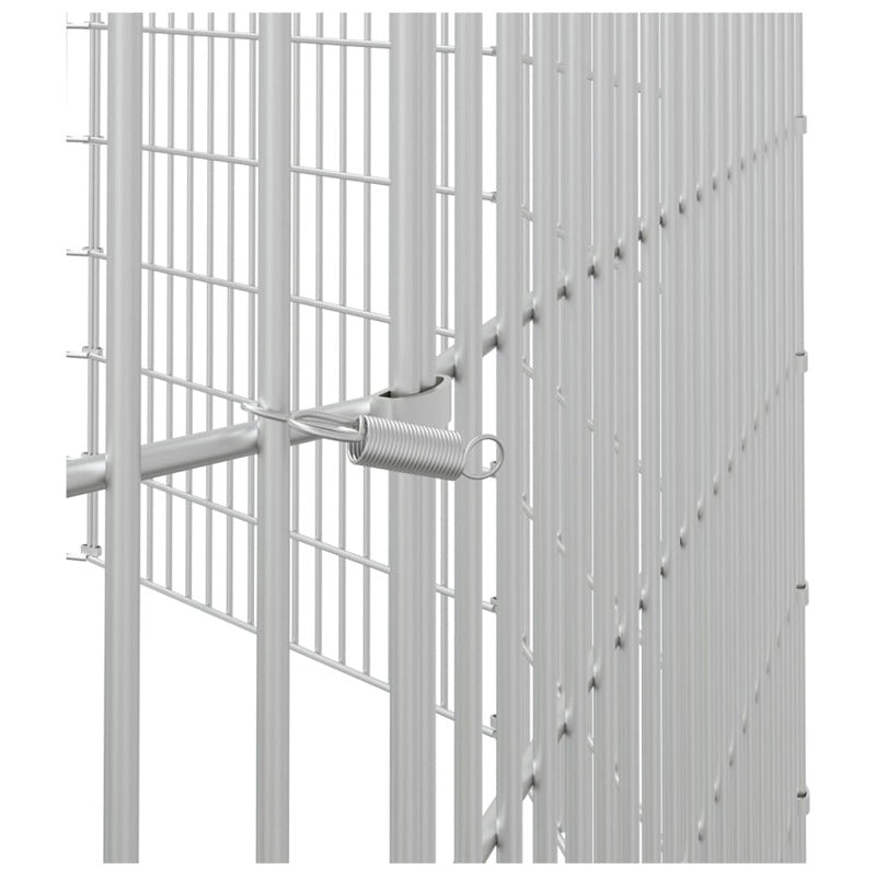 Vidaxl Recinto Animales Corral 12 Paneles Hierro Galvanizado 54x60 Cm_5