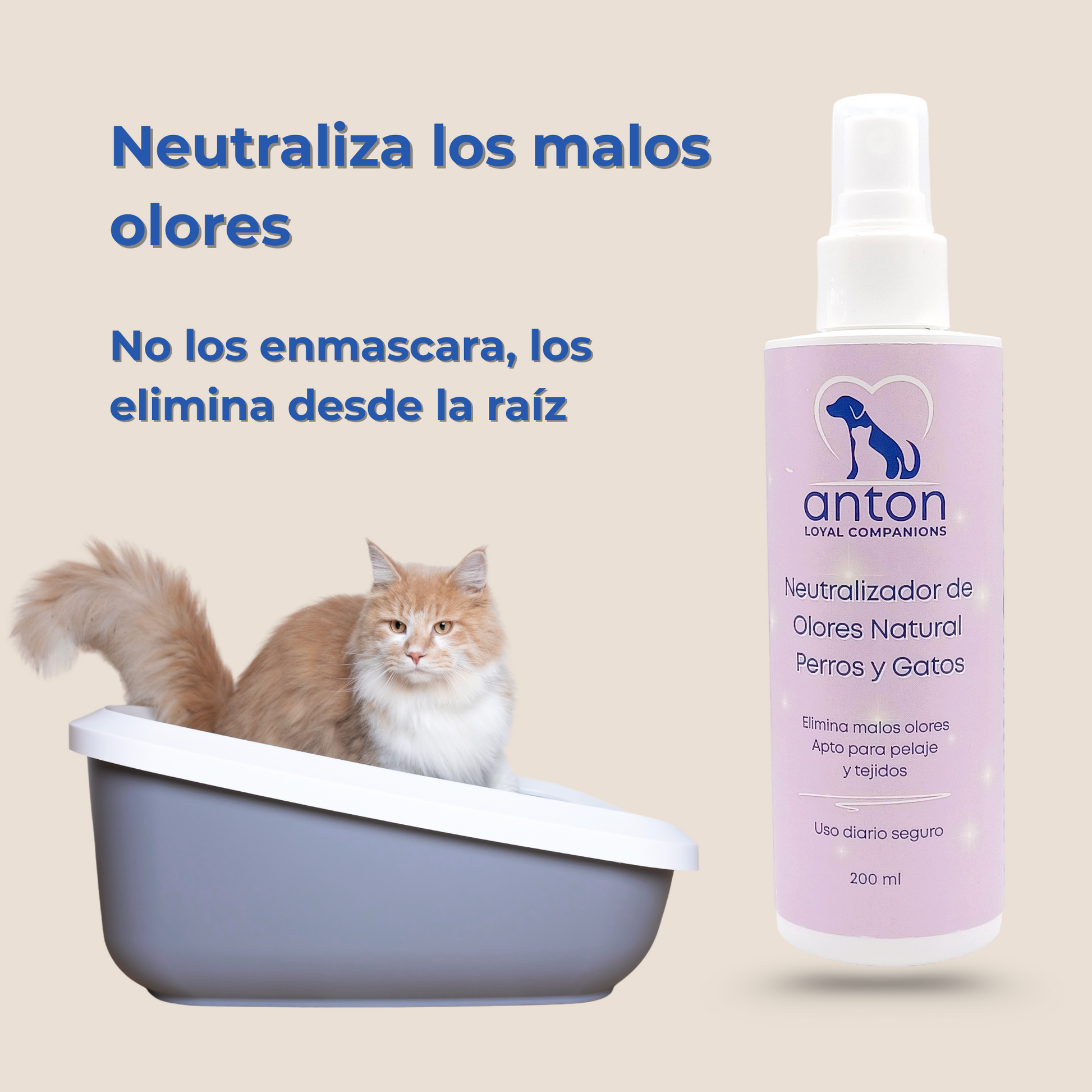 Spray Neutralizador De Olores – Trío Ahorro (3 Uds) – Anton – 3 X 200 Ml