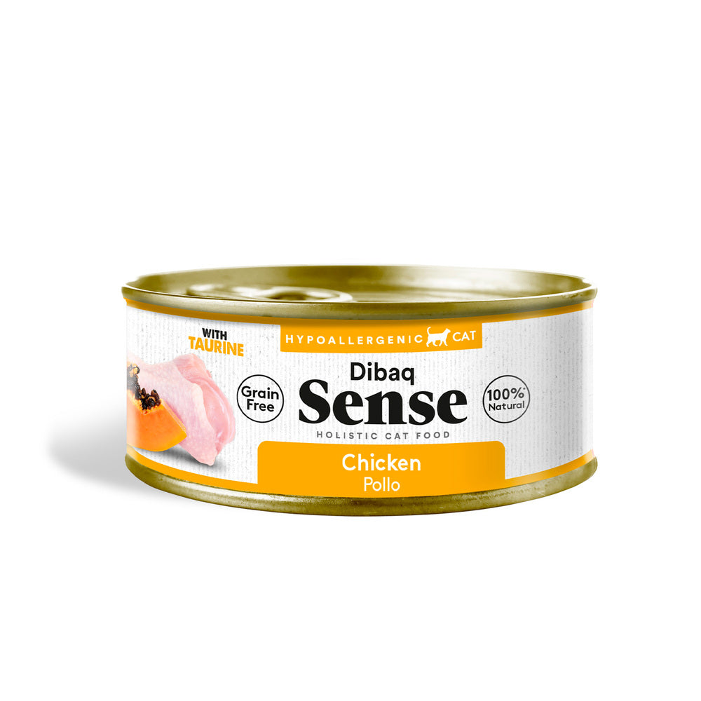 Dibaq Sense Cat Pollo Con Papaya (12uds X 70g)_1