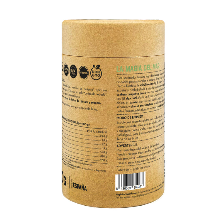 Sazonador Proteico Sin Sal De Spirulina Y Nori 50g_1