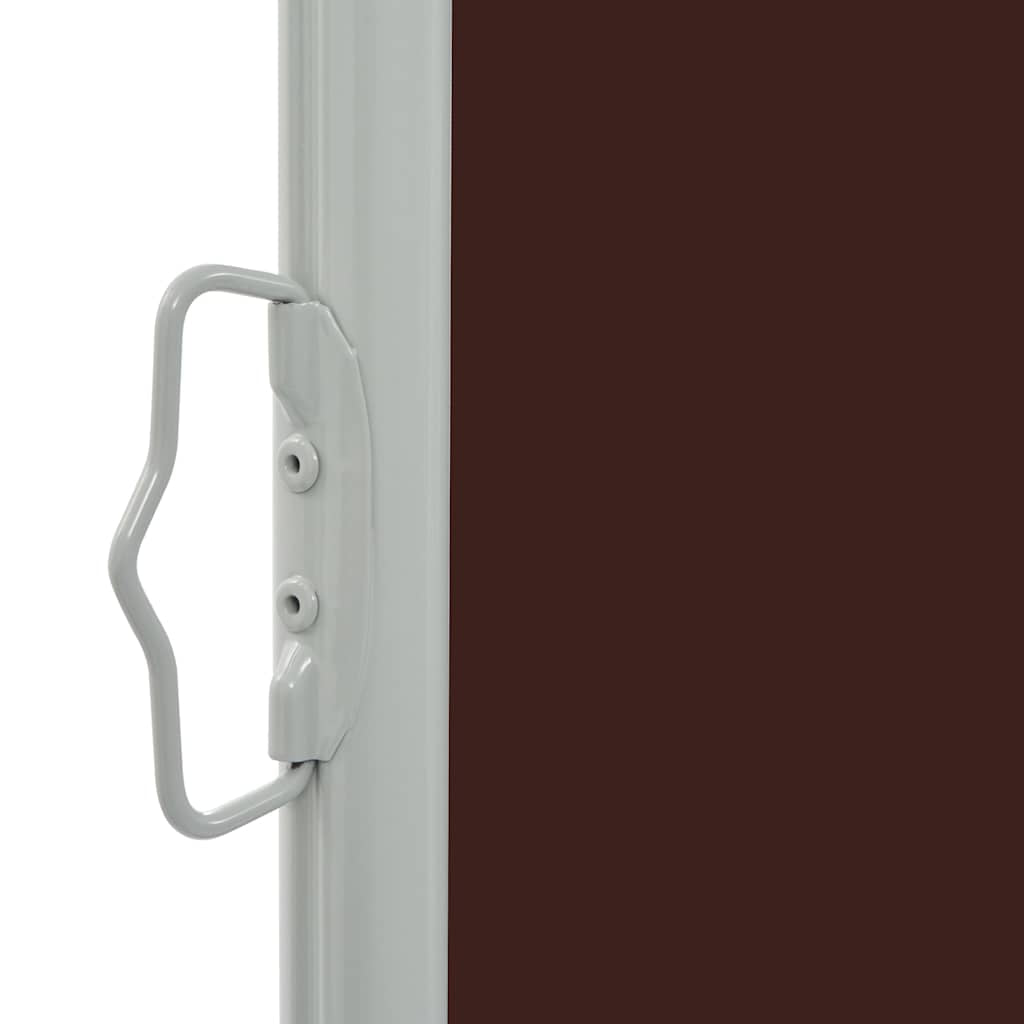 Vidaxl Toldo Lateral Retráctil Para Patio Marrón 140x300 Cm_4