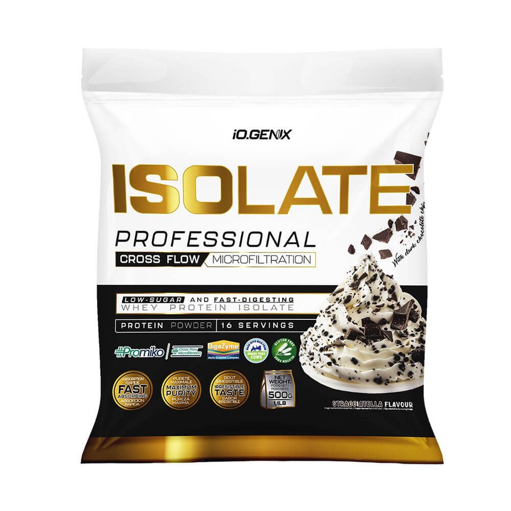 Isolate Profesional - 500g - Stracciatella - Proteína De Aislado De Suero Isolate - Io.genix_0