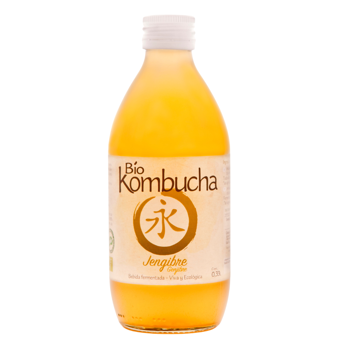 Biokombucha Viva 8x 0,33 Caja Jengibre Sin Pasteurizar_0