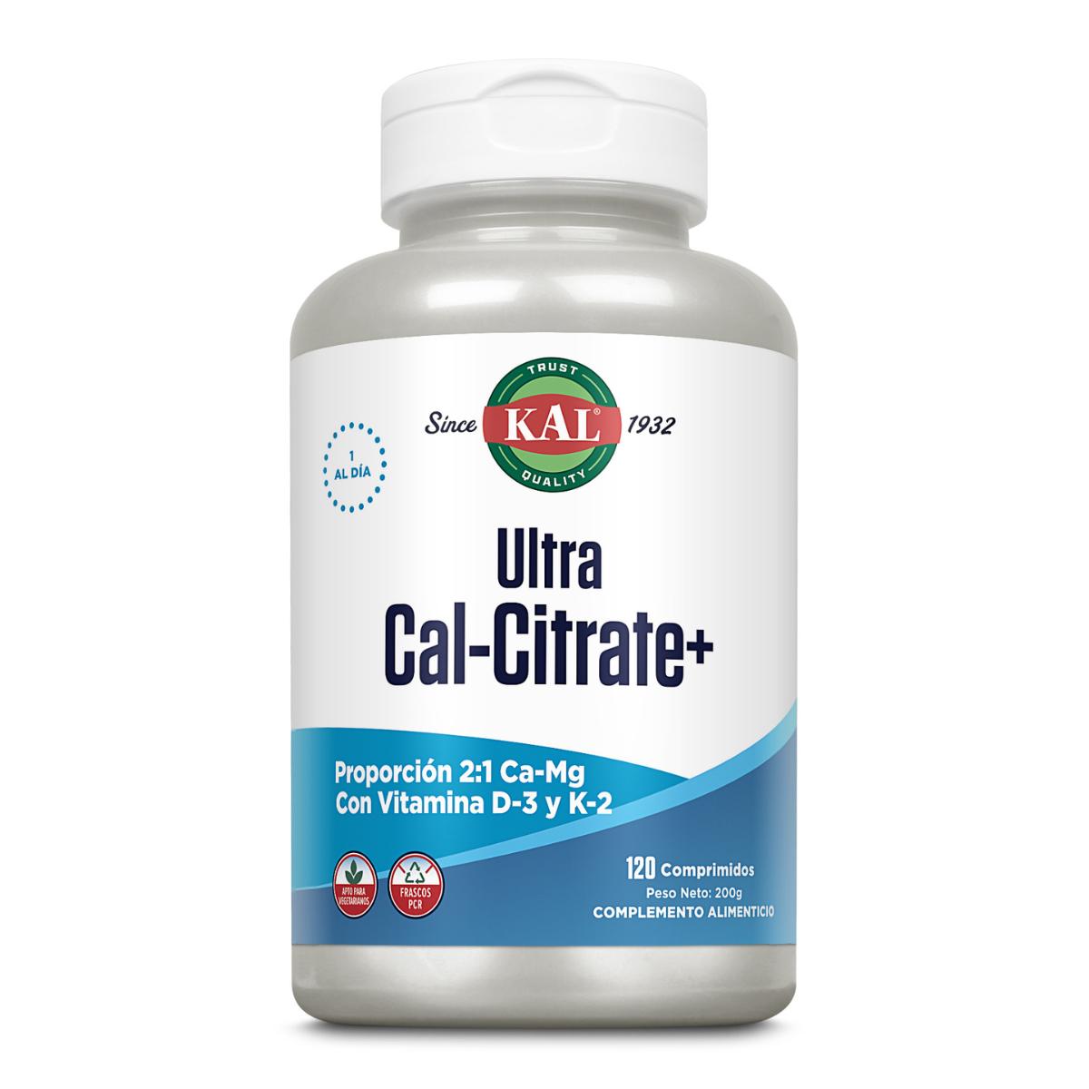 Ultra cal citratro Kal 120 comprimidos