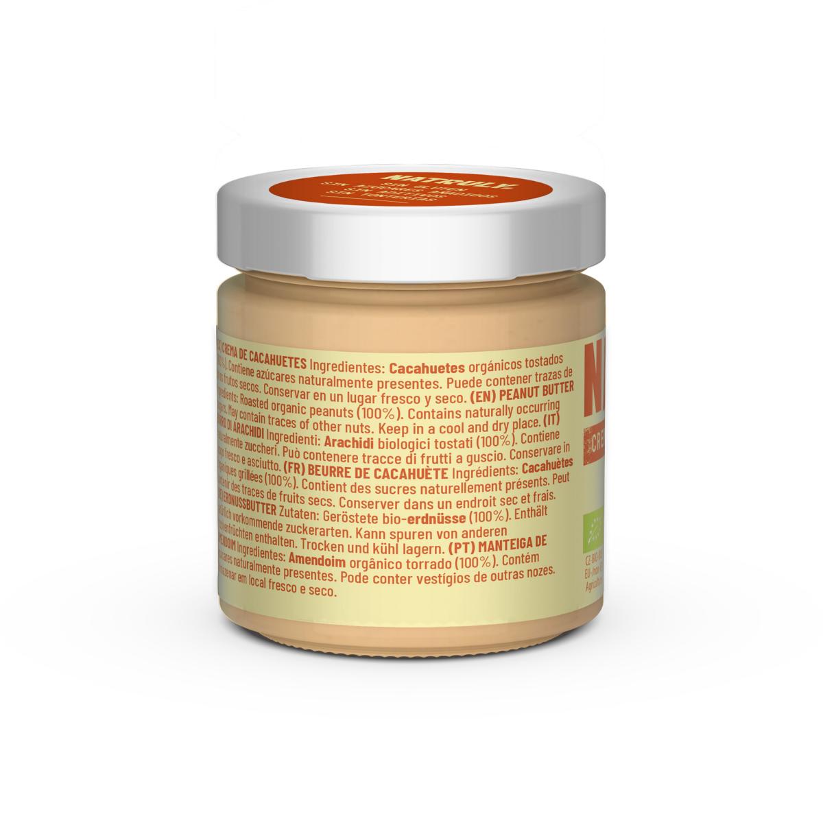 Crema de cacahuete Bio Natruly 200 g