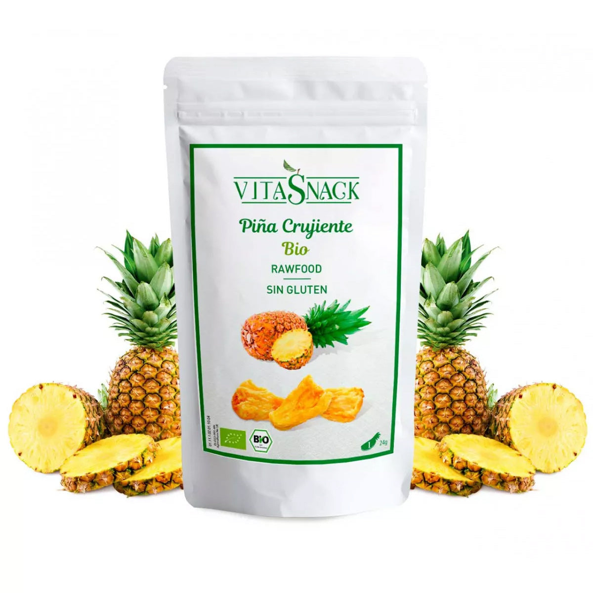 Piña Crujiente, VitaSnack, 28 g