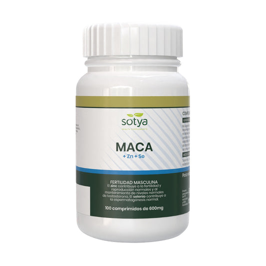 Maca+Zinc+Selenio 600mg Sotya 100 comprimidos