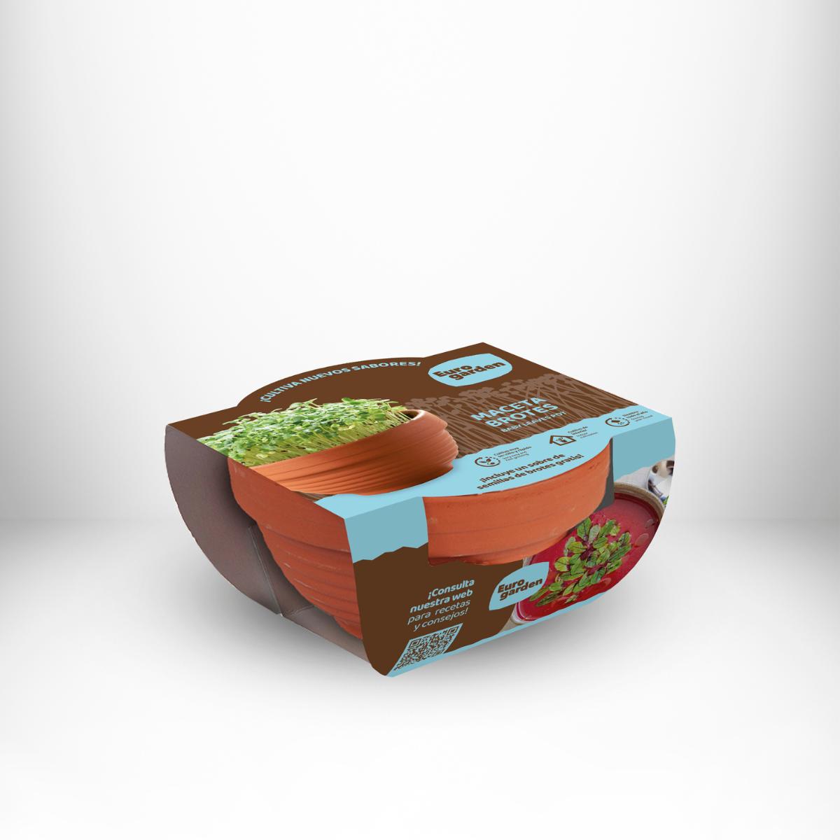 Maceta para brotes Eurogarden