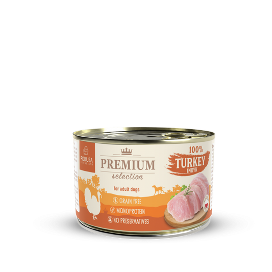 Lata De Comida Cocinada Para Perro - Pavo 100% Natural