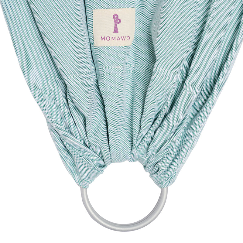 Bandolera Portabebé Momawo Fresh Menta Bambú