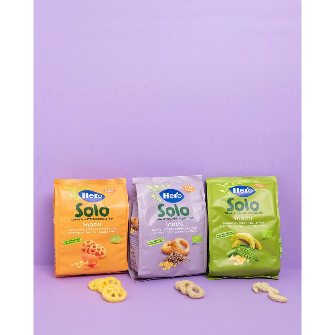 Snacks de Zanahorias y Maíz Eco 40 g-Hero Solo