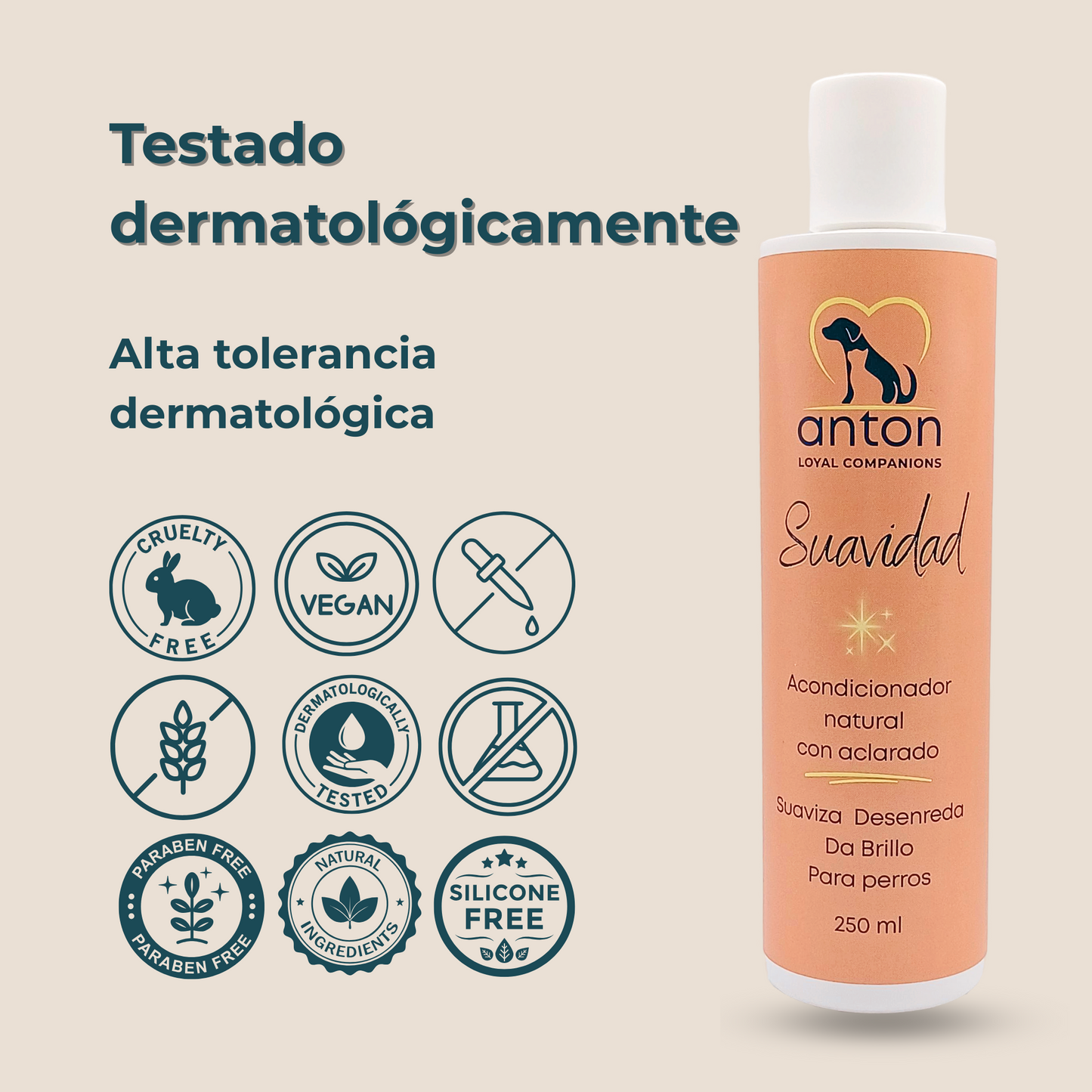 Acondicionador natural para el cuidado del pelaje de perros – 250 ml_4