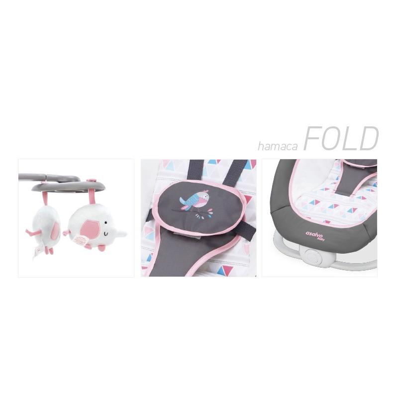 Hamaquita Fold Asalvo Pajarito Rosa