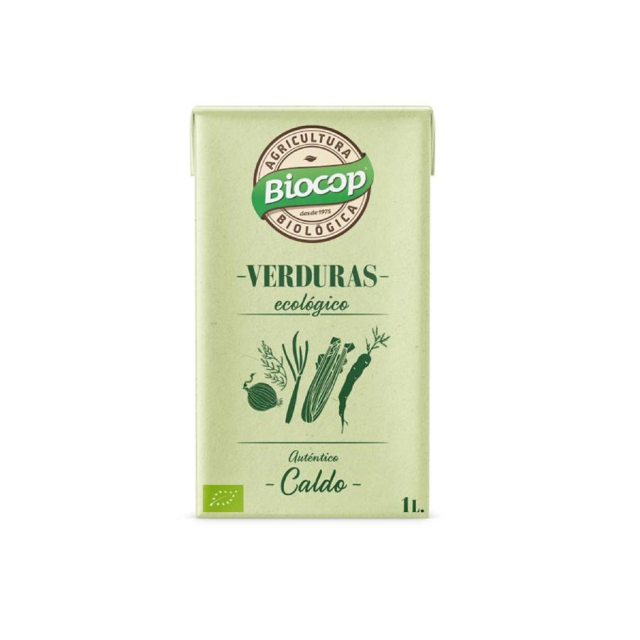 Caldo de Verduras Ecológico PROMO 50% DuoPack Biocop 1 L