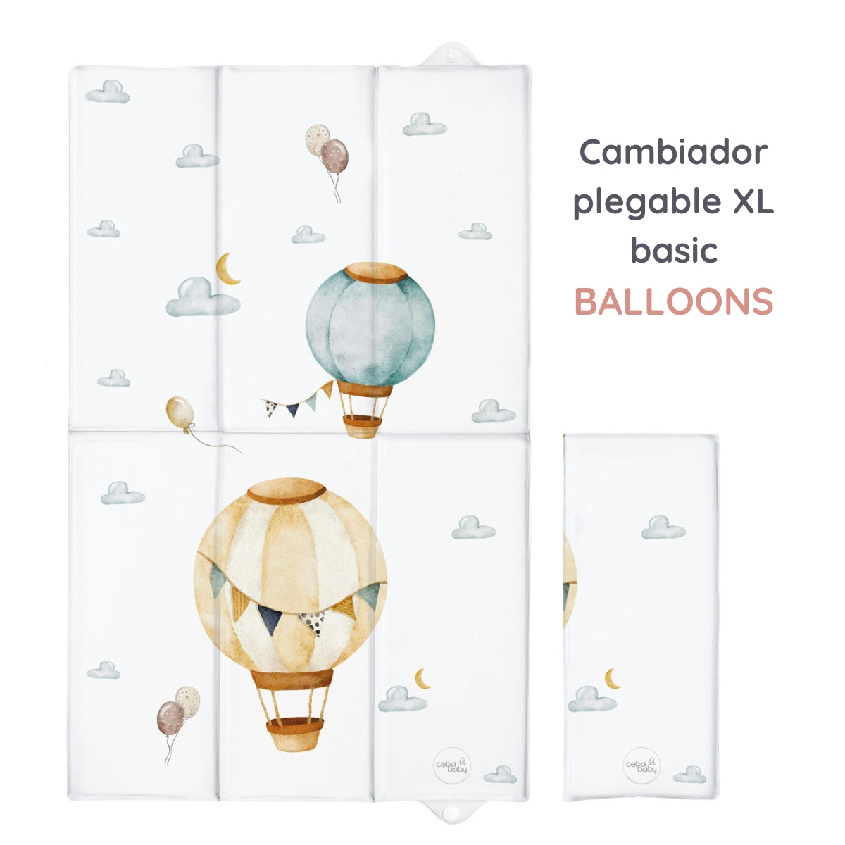 Cambiador Plegable Xl Basic Balloons