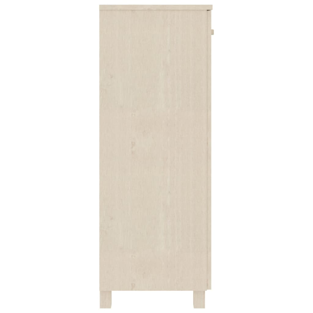 Zapatero Hamar Madera Pino Maciza Marrón Miel 85x40x108 Cm / Vetonek_5