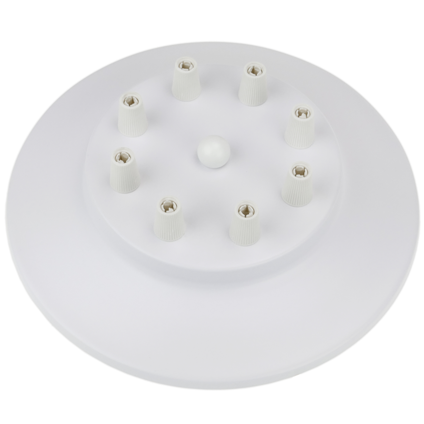 Lámpara Para 8 Bombillas De Rosca E27 Vintage Con Cable De 3m Blanco_4