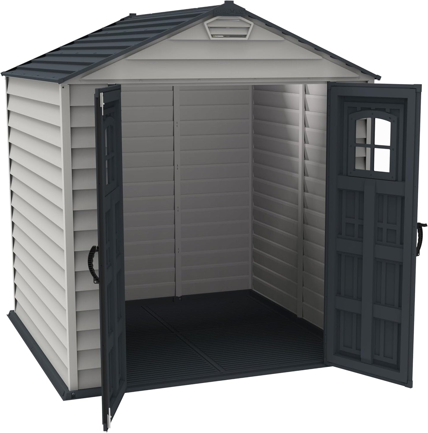 Caseta storemax Plus 7x7 De Pvc - Adobe + Antracita - 210,6x210,6x231 Cm_5