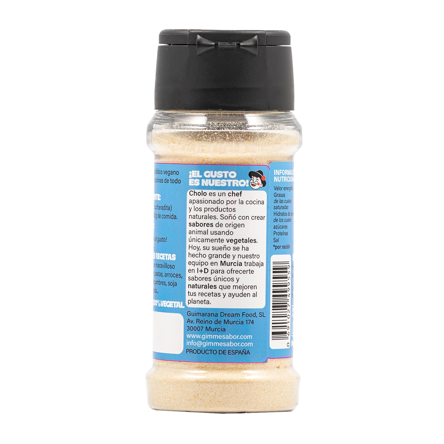 Sazonador vegetal sabor queso azul