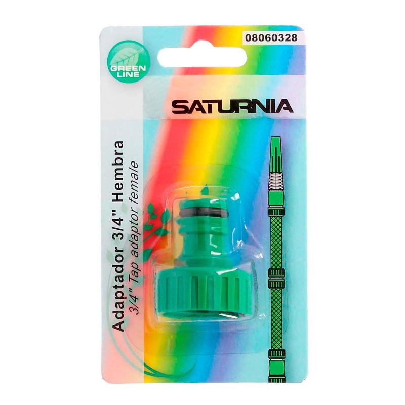 Adaptador Manguera Plastico 3/4 Hembra  Blister