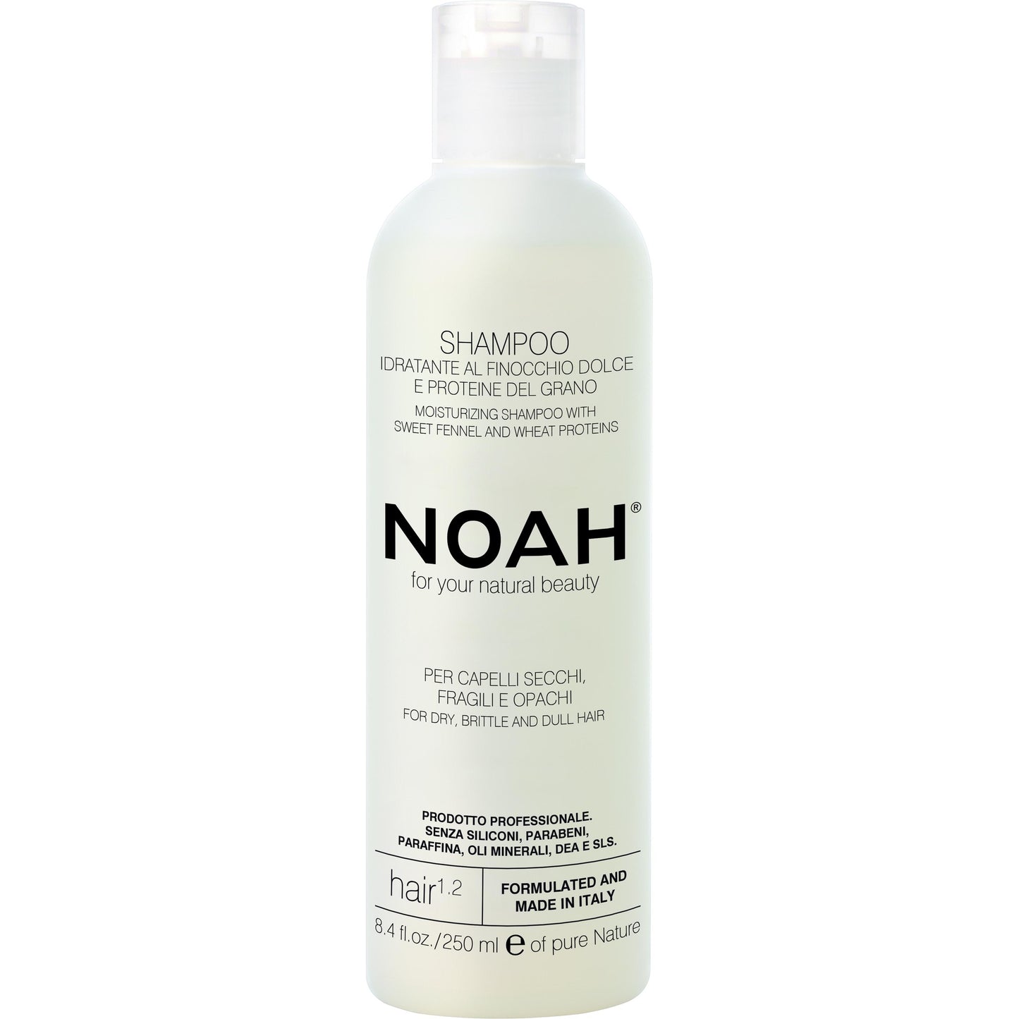 Champú hidratante con hinojo dulce 1.2 Noah 250 ml