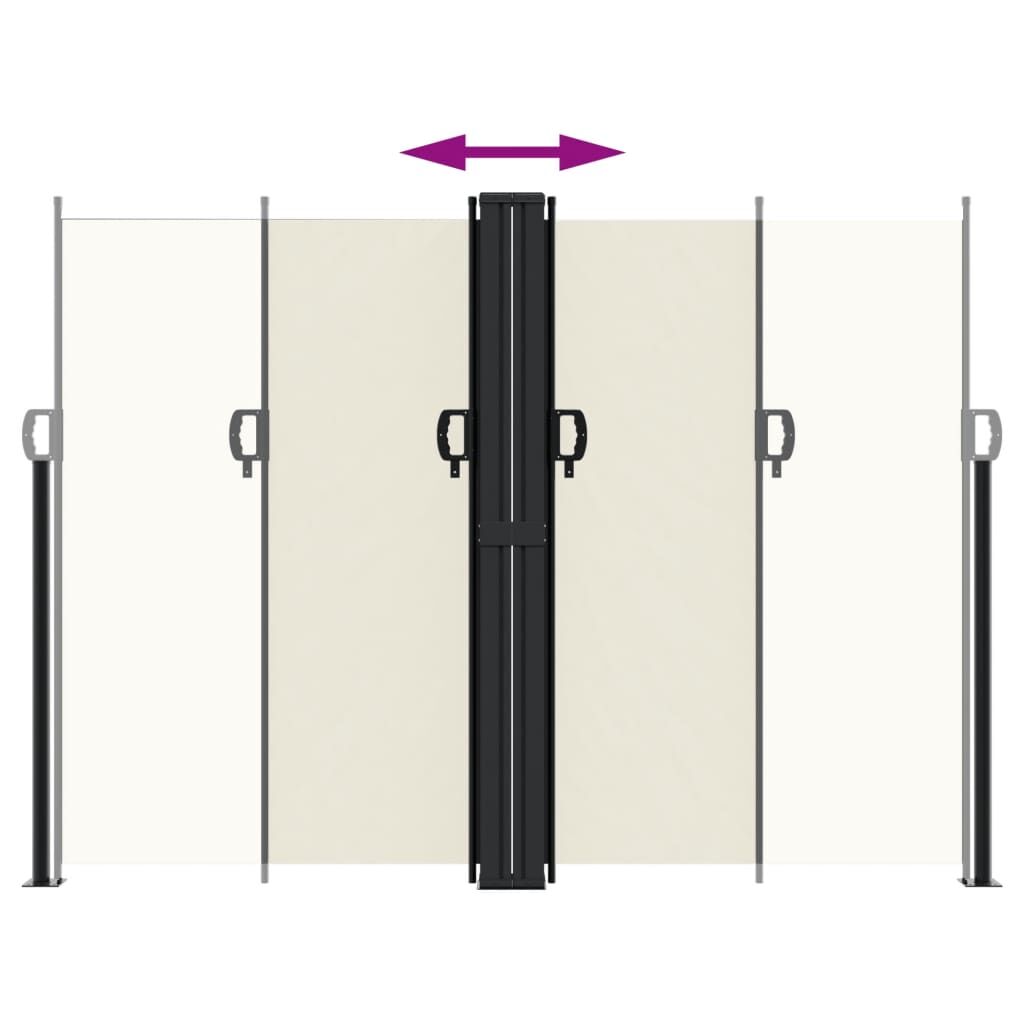 Vidaxl Toldo Lateral Retráctil Crema 180x600 Cm_4