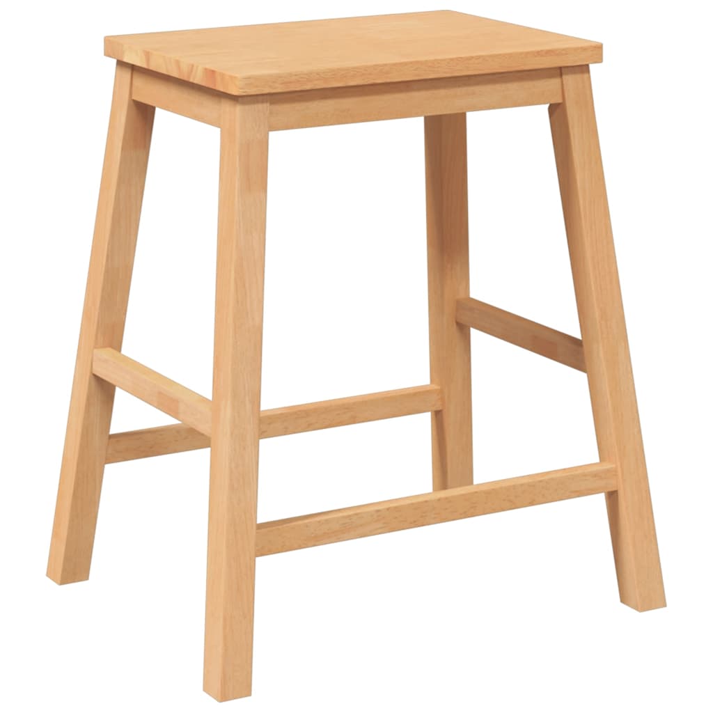 Sillas De Bar 2 Uds Madera Maciza Caucho_5