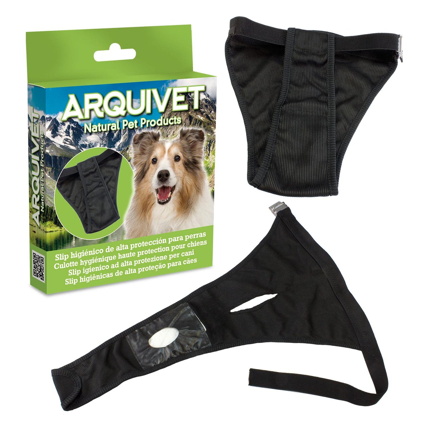 Slip higiénico perras Arquivet Talla 0 - 19 / 25 cm