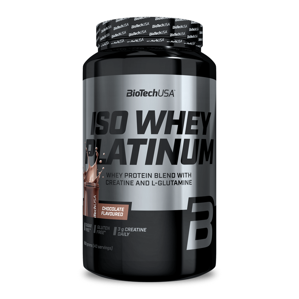 Iso Whey Platinum - 908g - Chocolate - Proteína De Aislado De Suero Isolate - Biotech Usa_0