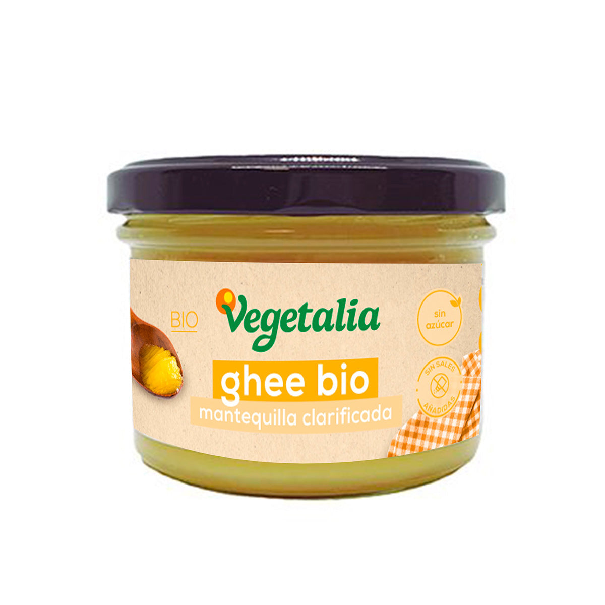 Ghee Mantequilla Clarificada 100% natural Vegetalia 220 ml