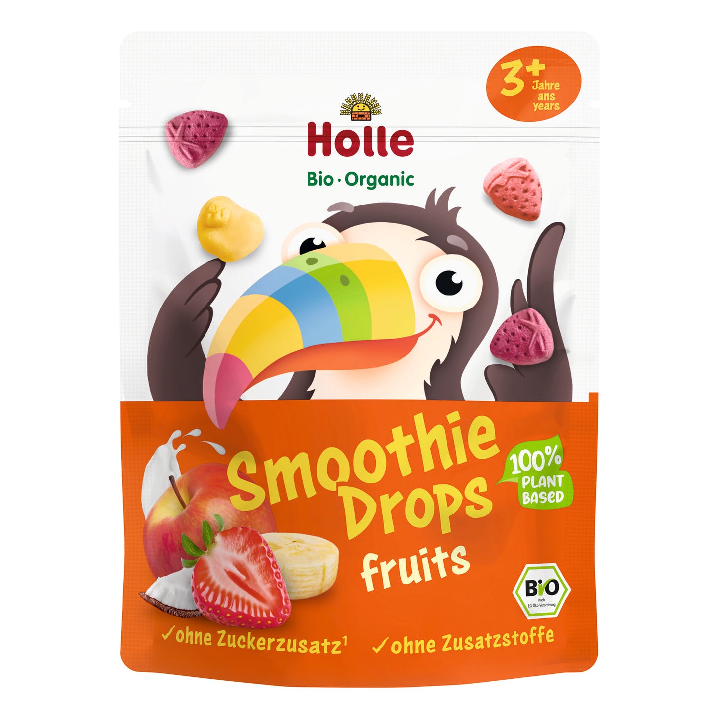 Snack Infantil de frutas deshidratadas bio a partir de 3 años Holle 15gr
