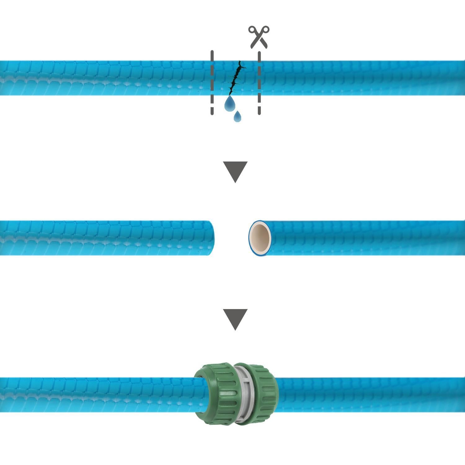 Reparador Manguera Plastico 1/2  Blister