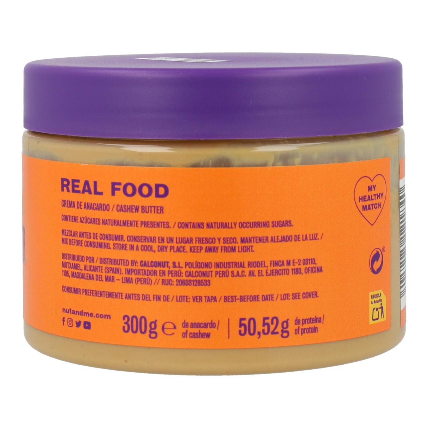 Crema de anacardo Nut&me 300g