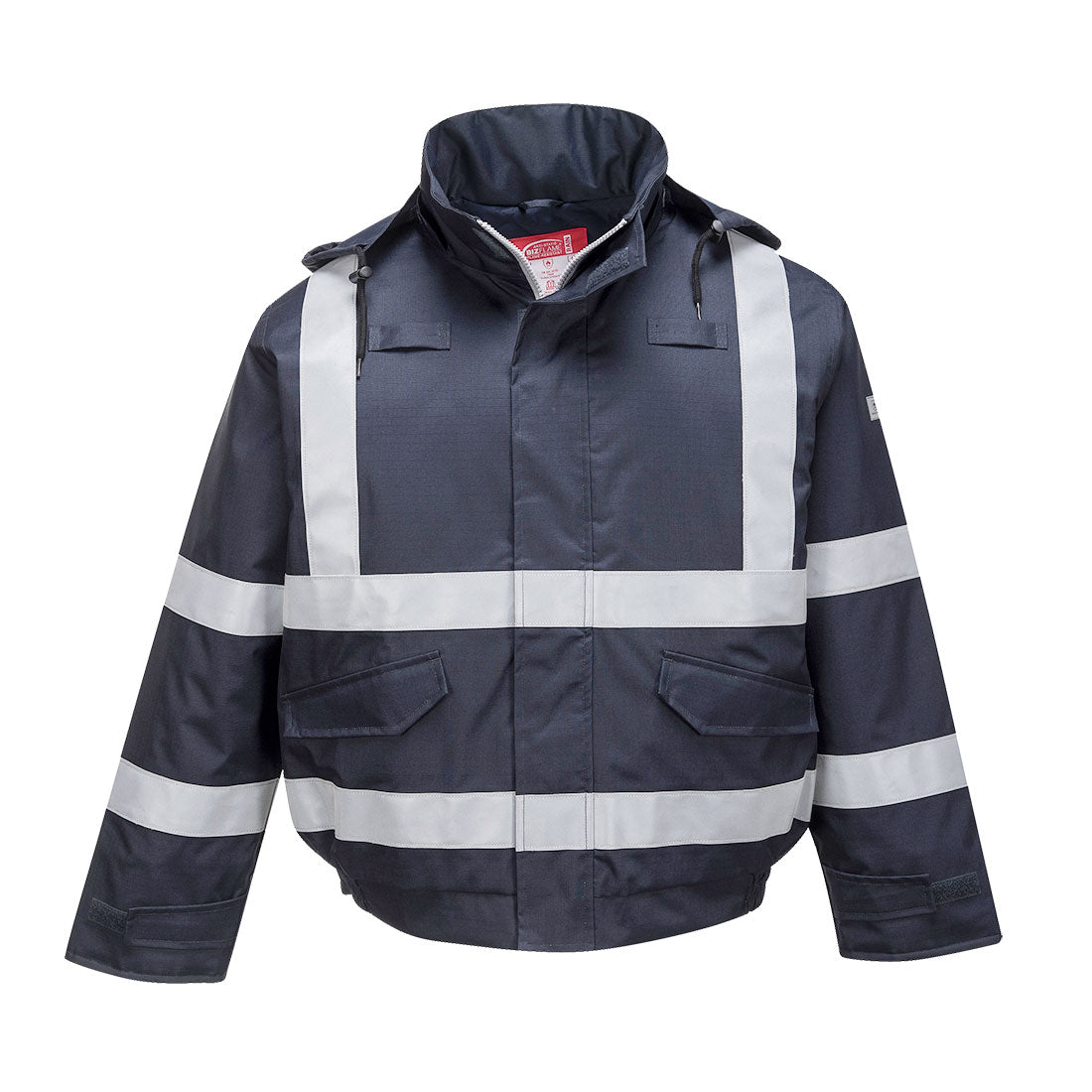 Cazadora Resistente A La Llama Bizflame Rain Multi-protección / 4xl / Azul Marino_0